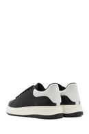 Men's Black Lace-up Leather Sneaker | Derimod Men's Black Lace-up Leather Sneaker | Derimod