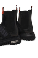 Harley Davidson Woman Black Nefud Thick-Soled Leather Chelsea Boots | Derimod Harley Davidson Woman Black Nefud Thick-Soled Leather Chelsea Boots | Derimod