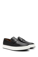 Men's Black Leather Casual Loafer | Derimod Men's Black Leather Casual Loafer | Derimod