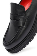 Derimod Gritti Woman Black Leather Masculine Loafer | Derimod Derimod Gritti Woman Black Leather Masculine Loafer | Derimod