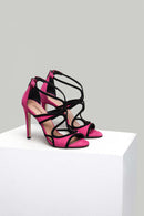 Suede Women's Heeled Sandals | Derimod Suede Women's Heeled Sandals | Derimod
