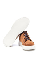 Men's Tan Suede Leather Sneaker | Derimod Men's Tan Suede Leather Sneaker | Derimod