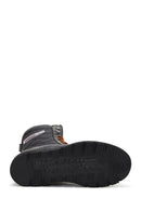 Harley Davidson Women's Black Katy Leather Boots | Derimod Harley Davidson Women's Black Katy Leather Boots | Derimod