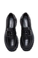 Kadın Deri Zİncirli Loafer | Derimod Kadın Deri Zİncirli Loafer | Derimod