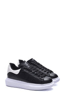 Kadın Beyaz Siyah Kalın Tabanlı Sneaker | Derimod Kadın Beyaz Siyah Kalın Tabanlı Sneaker | Derimod