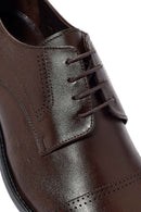 Men's Brown Laced Leather Classic Shoes | Derimod Men's Brown Laced Leather Classic Shoes | Derimod