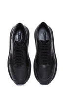 Men's Black Leather Sneaker | Derimod Men's Black Leather Sneaker | Derimod
