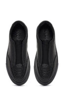 Men's Black Leather Sneaker | Derimod Men's Black Leather Sneaker | Derimod