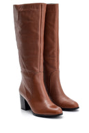 Women's Heeled Leather Boots | Derimod Women's Heeled Leather Boots | Derimod