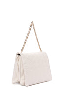Women's Cream Quilted Shoulder Bag | Derimod Women's Cream Quilted Shoulder Bag | Derimod