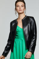 Olivia Women's Leather Jacket | Derimod Olivia Women's Leather Jacket | Derimod