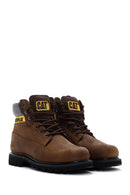 Caterpillar Men's Copper Colorado Nubuck Leather Boots | Derimod Caterpillar Men's Copper Colorado Nubuck Leather Boots | Derimod
