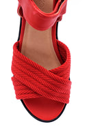 Women's Wedge Heel Sandals | Derimod Women's Wedge Heel Sandals | Derimod