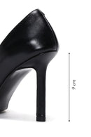 Women's Black Leather Stiletto | Derimod Women's Black Leather Stiletto | Derimod
