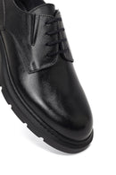 Men's Black Lace-up Leather Casual Shoes | Derimod Men's Black Lace-up Leather Casual Shoes | Derimod