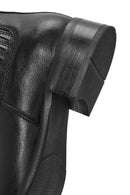 Women's Black Leather Chelsea Boots | Derimod Women's Black Leather Chelsea Boots | Derimod