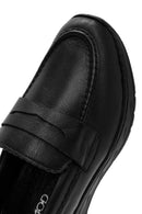 Kadın Siyah Deri Comfort Loafer | Derimod Kadın Siyah Deri Comfort Loafer | Derimod