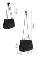 Women's Black Long Strap Crossbody Bag | Derimod Women's Black Long Strap Crossbody Bag | Derimod