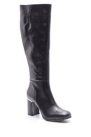 Women's Heeled Leather Boots | Derimod Women's Heeled Leather Boots | Derimod