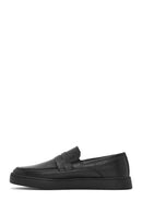 Erkek Siyah Deri Casual Loafer | Derimod Erkek Siyah Deri Casual Loafer | Derimod