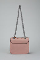 Pink Women's Crossbody Bag with Flower Detail | Derimod Pink Women's Crossbody Bag with Flower Detail | Derimod