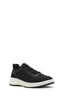 Erkek Siyah Bağcıklı Kalın Tabanlı Sneaker | Derimod Erkek Siyah Bağcıklı Kalın Tabanlı Sneaker | Derimod