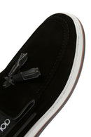Erkek Siyah Süet Deri Casual Loafer | Derimod Erkek Siyah Süet Deri Casual Loafer | Derimod
