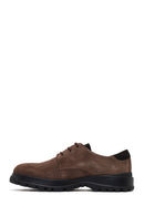 Men's Brown Lace-Up Thick-Soled Suede Leather Casual Shoes | Derimod Men's Brown Lace-Up Thick-Soled Suede Leather Casual Shoes | Derimod