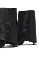 Woman Black Stiletto Heels Leather Boat | Derimod Woman Black Stiletto Heels Leather Boat | Derimod