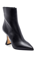 Women's Leather Goblet Heeled Boots | Derimod Women's Leather Goblet Heeled Boots | Derimod
