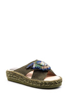 Kadın İncili Espadril Terlik | Derimod Kadın İncili Espadril Terlik | Derimod