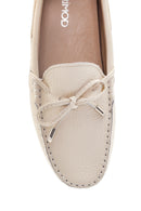 Women's Beige Leather Loafer | Derimod Women's Beige Leather Loafer | Derimod