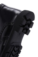Men's Black Leather Zippered Boots | Derimod Men's Black Leather Zippered Boots | Derimod