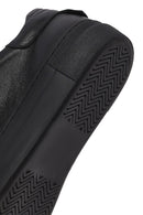 Kadın Siyah Bağcıklı Deri Sneaker | Derimod Kadın Siyah Bağcıklı Deri Sneaker | Derimod