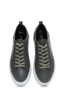 Men's Leather Perforated Sneaker | Derimod Men's Leather Perforated Sneaker | Derimod