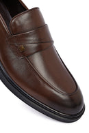 Male Brown Leather Classic Loafer | Derimod Male Brown Leather Classic Loafer | Derimod