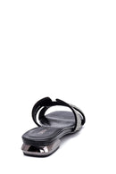 Women's Stone Detailed Casual Slippers | Derimod Women's Stone Detailed Casual Slippers | Derimod