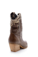 Women's Leather Cowboy Boots | Derimod Women's Leather Cowboy Boots | Derimod