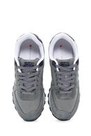 Hammer Jack Erkek Gri Peru Süet Deri Sneaker | Derimod Hammer Jack Erkek Gri Peru Süet Deri Sneaker | Derimod