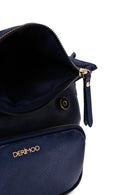 Women's Navy Blue Long Strap Crossbody Bag | Derimod Women's Navy Blue Long Strap Crossbody Bag | Derimod