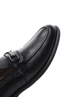 Erkek Siyah Deri Tokalı Klasik Loafer | Derimod Erkek Siyah Deri Tokalı Klasik Loafer | Derimod