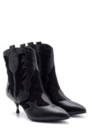 Women's Heeled Leather Boots | Derimod Women's Heeled Leather Boots | Derimod