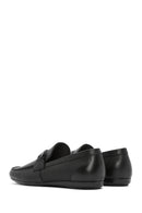 Erkek Siyah Baskılı Deri Casual Loafer | Derimod Erkek Siyah Baskılı Deri Casual Loafer | Derimod