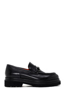 Erkek Siyah Deri Tokalı Casual Loafer | Derimod Erkek Siyah Deri Tokalı Casual Loafer | Derimod