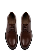 Men's Brown Lace-Up Leather Classic Shoe | Derimod Men's Brown Lace-Up Leather Classic Shoe | Derimod