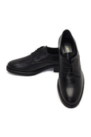 Women's Black Lace-up Leather Masculine Shoe | Derimod Women's Black Lace-up Leather Masculine Shoe | Derimod