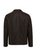 Costa Men's Brown Leather Jacket | Derimod Costa Men's Brown Leather Jacket | Derimod