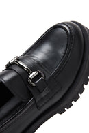 Women's Leather Buckle Loafer | Derimod Women's Leather Buckle Loafer | Derimod