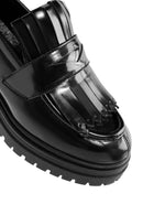 ACBC x Derimod Kadın Siyah Kalın Tabanlı Maskülen Loafer | Derimod ACBC x Derimod Kadın Siyah Kalın Tabanlı Maskülen Loafer | Derimod