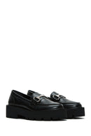 Women's Black Buckle Loafer | Derimod Women's Black Buckle Loafer | Derimod